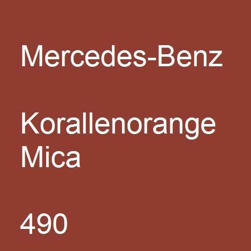 Mercedes-Benz, Korallenorange Mica, 490.